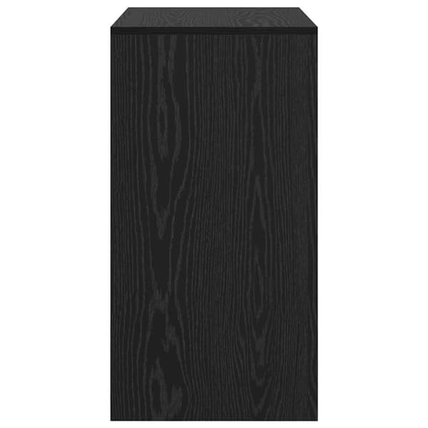 vidaXL Skrivebord Svart Eik 70 x 40 x 76 cm