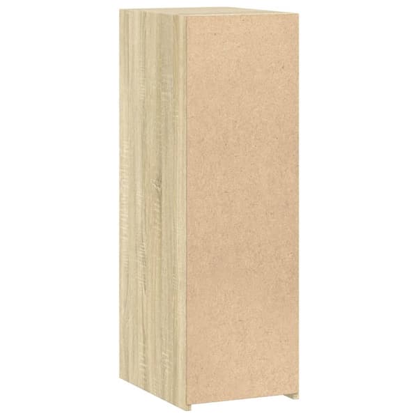 vidaXL Skjenk sonoma eik 30x41x93 cm konstruert tre