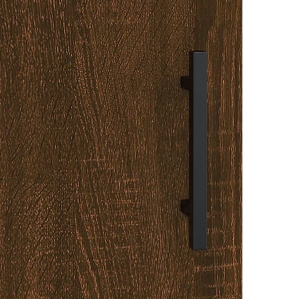 vidaXL Nattbord brun eik 40x40x50 cm konstruert tre