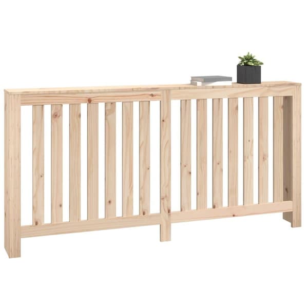 vidaXL Elementskydd 169x19x84 cm massiv furu