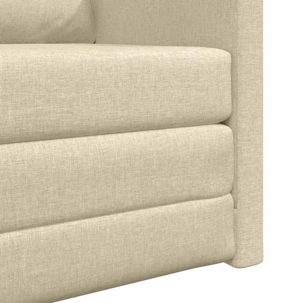 vidaXL Soffsäng 60cm Kräm tyg