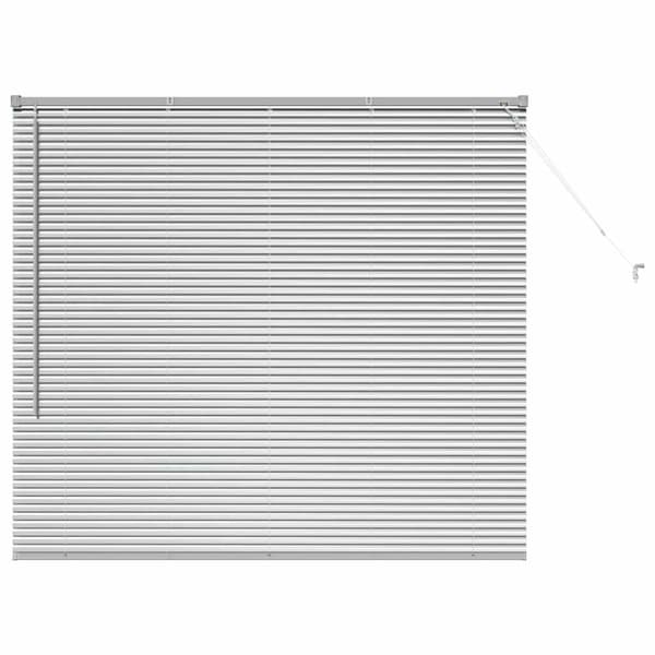 vidaXL Persienner Silver 130 x 140 cm Aluminium