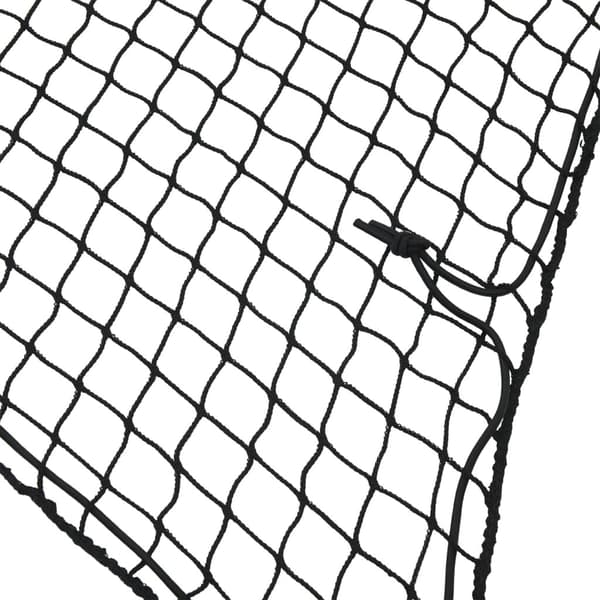 vidaXL Lastnät med elastiskt rep svart 3,5x2,5 m PP