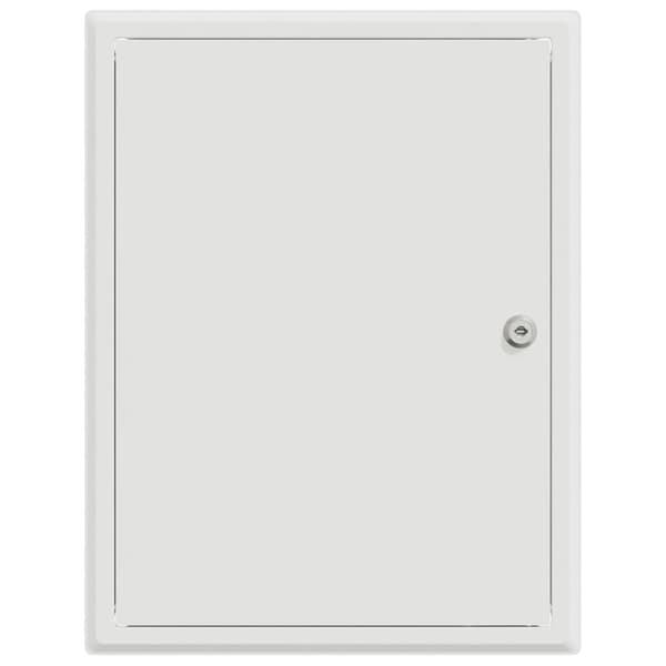 vidaXL Åtkomstpanel Vit 43 x 33 x 3 cm Stål