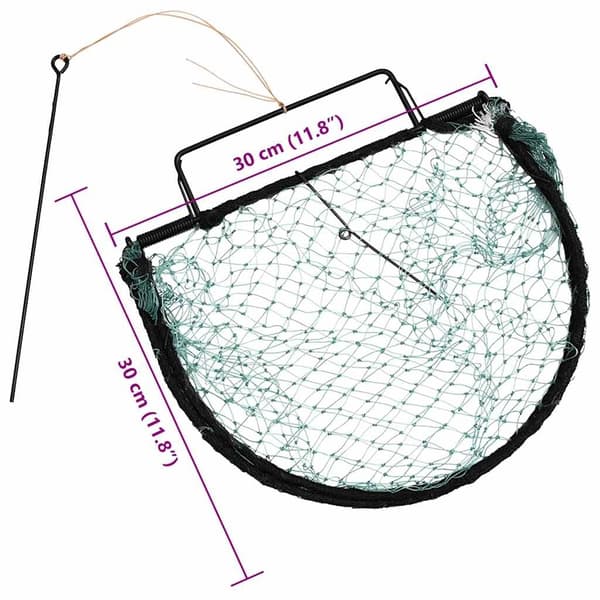 vidaXL Fuglefelle grønn 30 cm stål