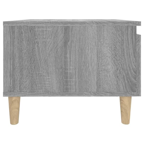 vidaXL Sidebord grå sonoma 50x46x35 cm konstruert tre