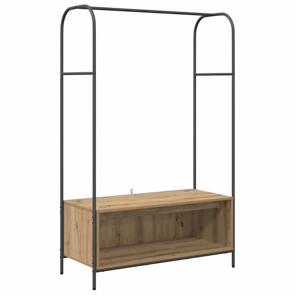 vidaXL Klesstativ Brun Eik 100 x 44 x 160 cm Konstruert tre