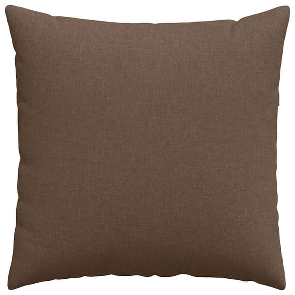 vidaXL Soffkuddar 2 st Brun 80 x 80 cm tyg