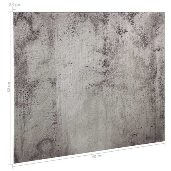 vidaXL Magnetisk glastavla väggmonterad 60x60 cm