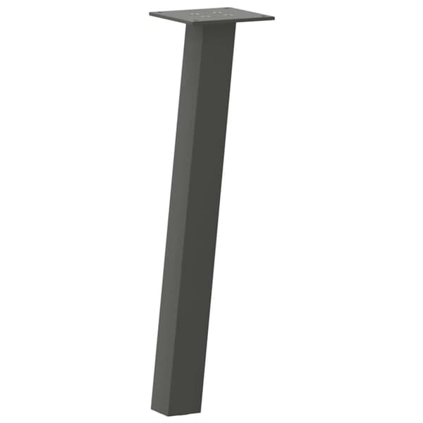 vidaXL Soffbordsben 4 st antracit 30 cm stål