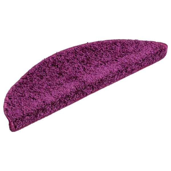 vidaXL Trappmattor 30 st violett 56x17x3 cm