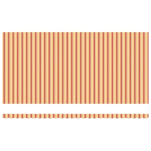 vidaXL Utfällbar markis Gul och Orange 600 × 300 cm