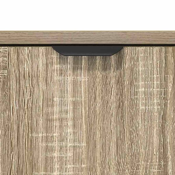 vidaXL Serviesskap Sonoma eik 69,5 x 33 x 82 cm Konstruert tre