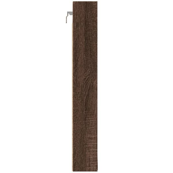 vidaXL Hyller brun eik 100x8,5x58 cm konstruert tre