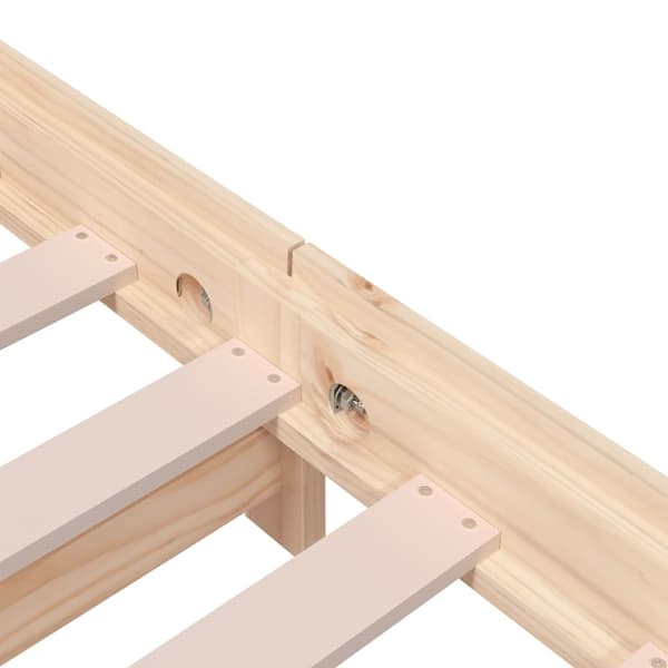 vidaXL Stableseng 90x190 cm heltre furu