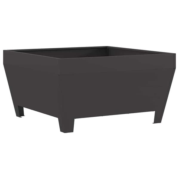 vidaXL Eldstad Svart 80 x 80 x 43 cm Stål