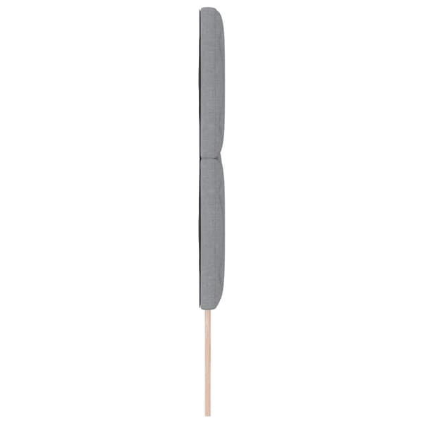 vidaXL Huvudgavel Ljusgrå 160 cm tyg