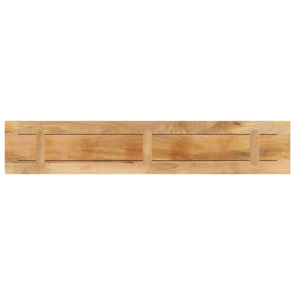 vidaXL Bordplate 180x20x3,8 cm rektangulær grovt heltre mango