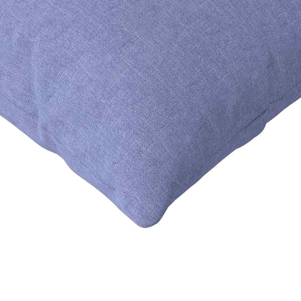 vidaXL Soffkuddar 2 st Blå 200 x 40 cm tyg