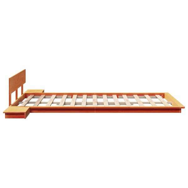 vidaXL Sengestamme Brun 120 x 200 cm tre