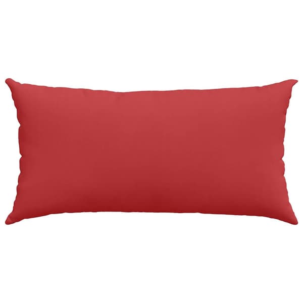 vidaXL Soffkuddar 2 st Röd 80 x 40 cm tyg
