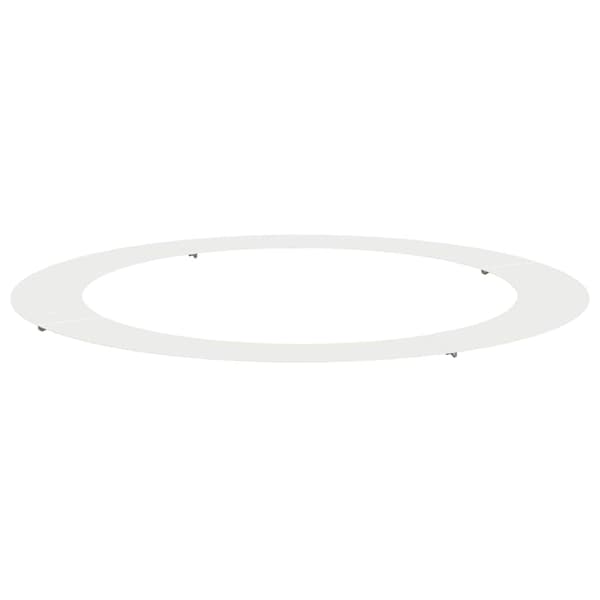 vidaXL passende for Flat Tre Ring Hvit Ø90 / 120 cm Stål