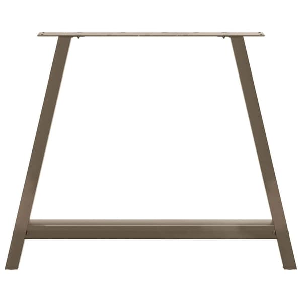vidaXL Soffbordsben A-formade 2 st 100x(72-73) cm stål