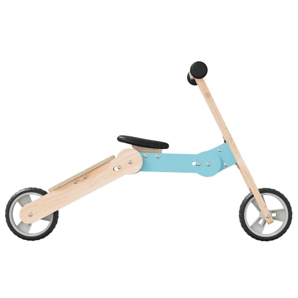 vidaXL Sparkcykel för barn 2-i-1 ljusblå