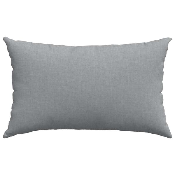 vidaXL Soffkuddar 2 st Ljusgrå 50 x 30 cm tyg