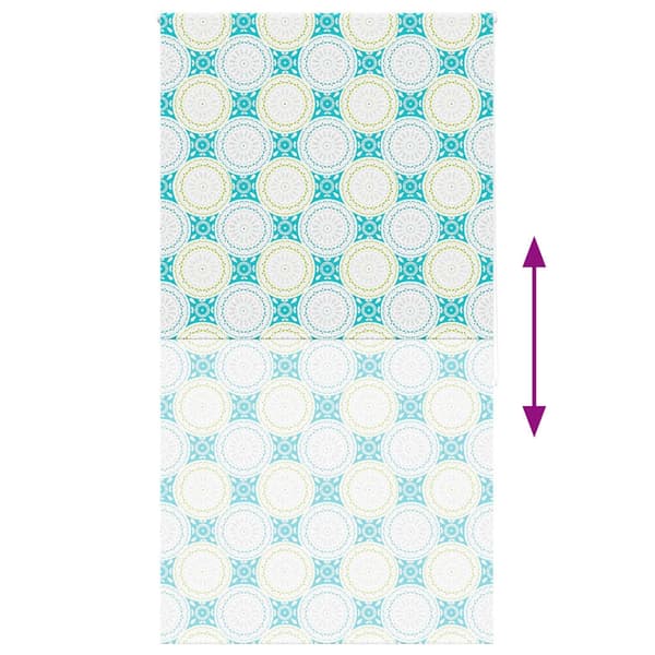 vidaXL Rullgardin för dusch 130x240 cm tyg bredd 126 cm