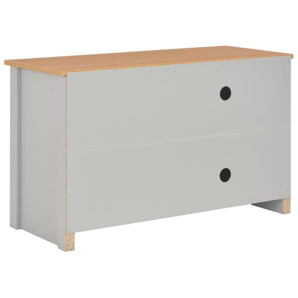 vidaXL TV-benk grå 95x39x58 cm