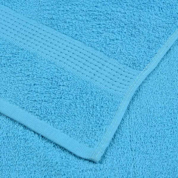vidaXL Handdukar 12 st turkos 360 gsm 100% bomull