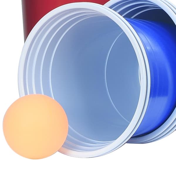 vidaXL Ølpongsett 0,5 L plast