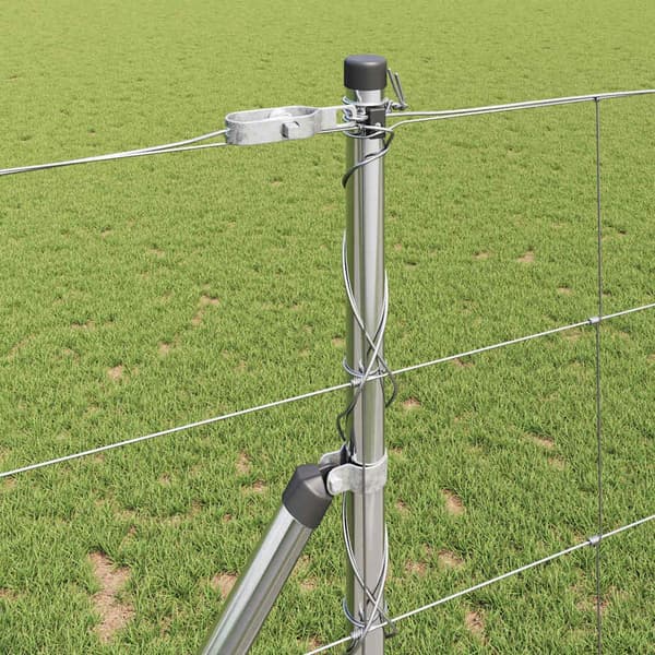 vidaXL Stängselstolpe Galvaniserad 50 x 1,2 m Stål