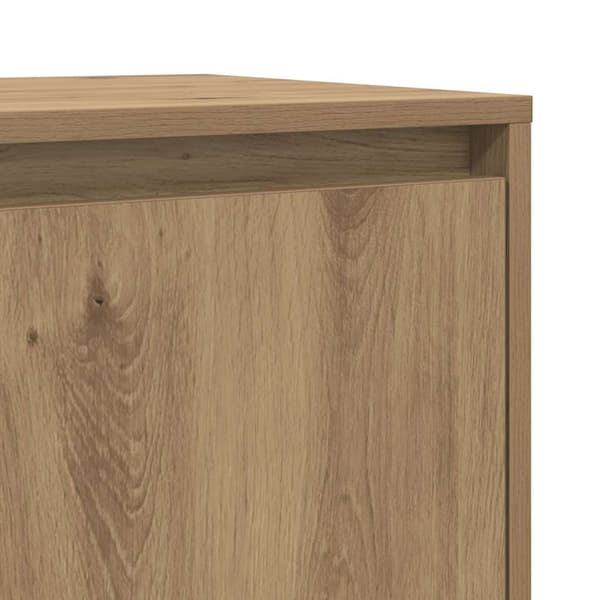 vidaXL Serviesskap 2 pcs Artisan Eik 70 x 41 x 75 cm Konstruert tre