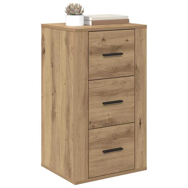 vidaXL Serviesskap Artisan Eik 40 x 33 x 70 cm Konstruert tre
