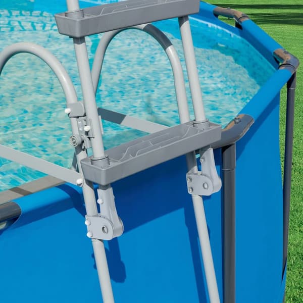 vidaXL Bestway Poolstege Flowclear 4 steg 122 cm 58331