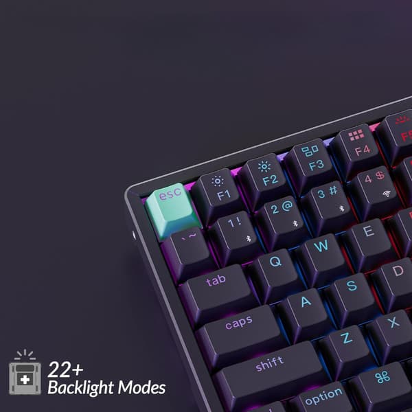 Keychron K2 HE Trådløst Magnetisk Tastatur / Standard Version / Black / Nebula Switch