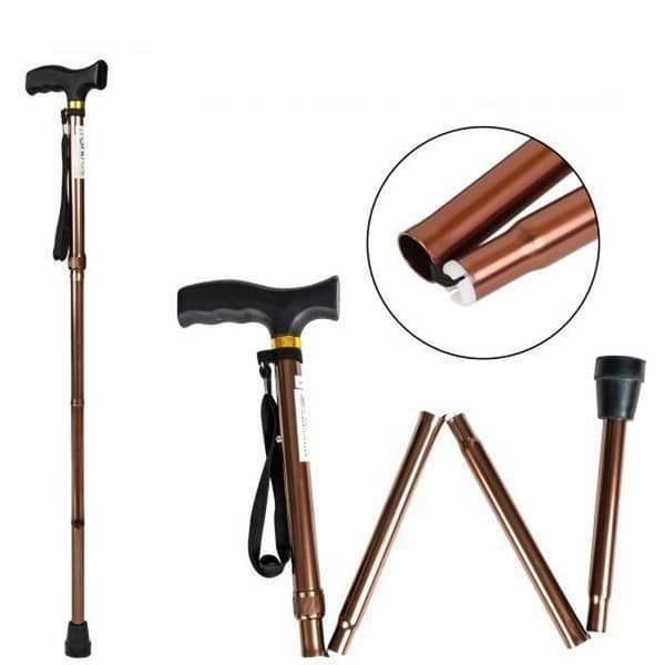 Gangstativ - Sammenklappelig - Justerbar 86-97 cm - Aluminiumlegering