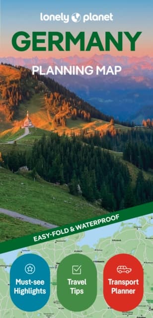 Lonely Planet Germany Planning Map