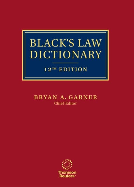 Blacks Law Dictionary