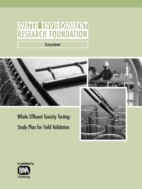 Whole Effluent Toxicity Testing