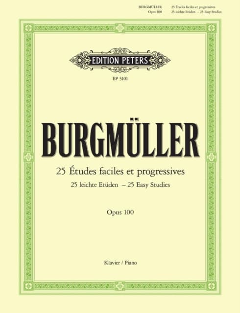 25 Easy & Progressive Studies Op.100
