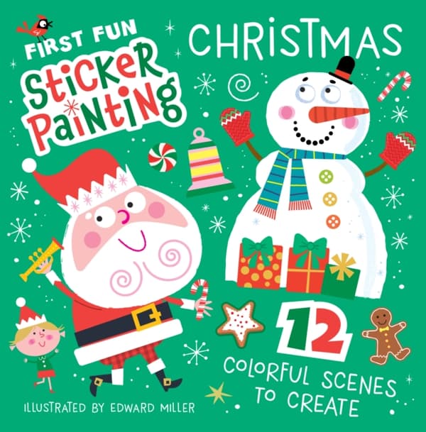 First Fun Sticker Painting: Christmas