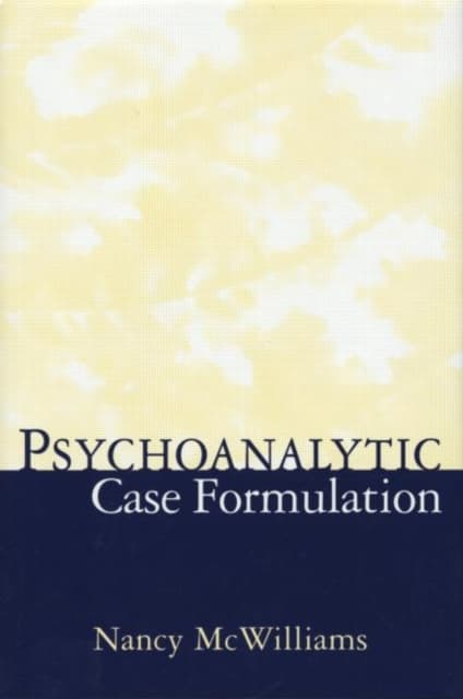 Psychoanalytic Case Formulation