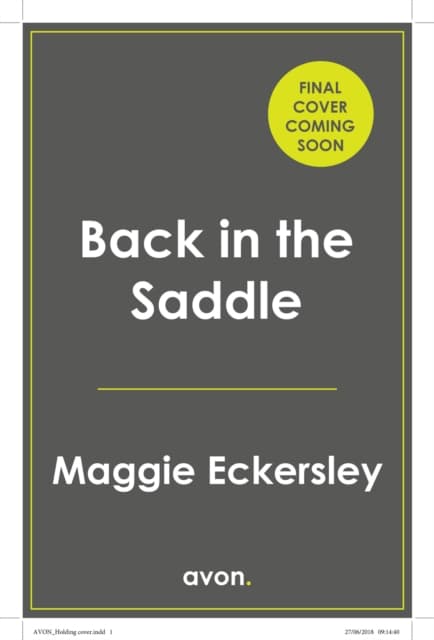 Back in the Saddle