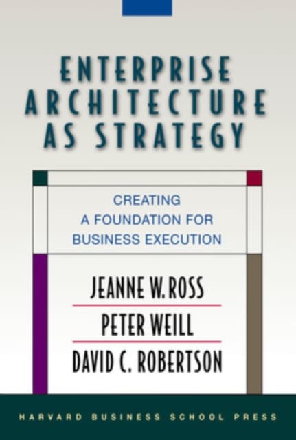 Enterprise Architecture As Strategy