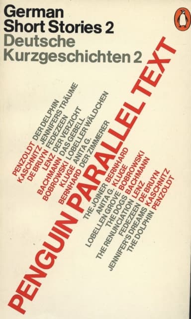 Parallel Text: German Short Stories
