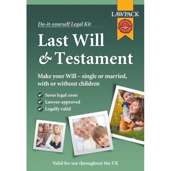 Last Will & Testament Kit (Do It Yourself Kit) | CDON