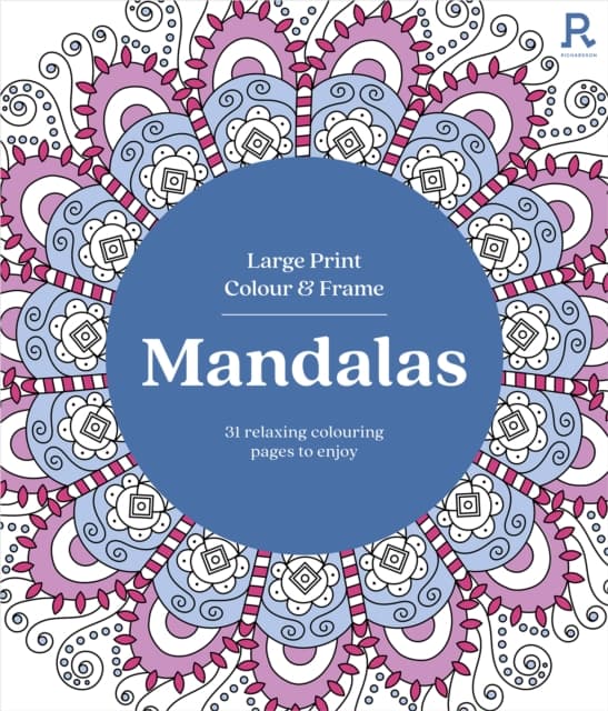 Large Print Colour & Frame - Mandalas